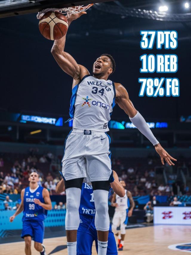 用户体验-没防守三秒照样统治！字母哥欧锦赛连续10场25+10